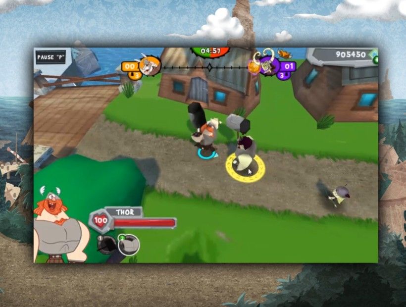 Hans Hans: Batalla por Asgard - Videospiele