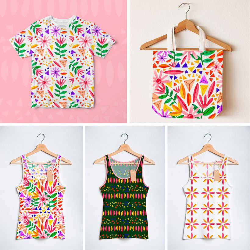 Mi Proyecto del curso: Diseño y composición de patterns textiles  3