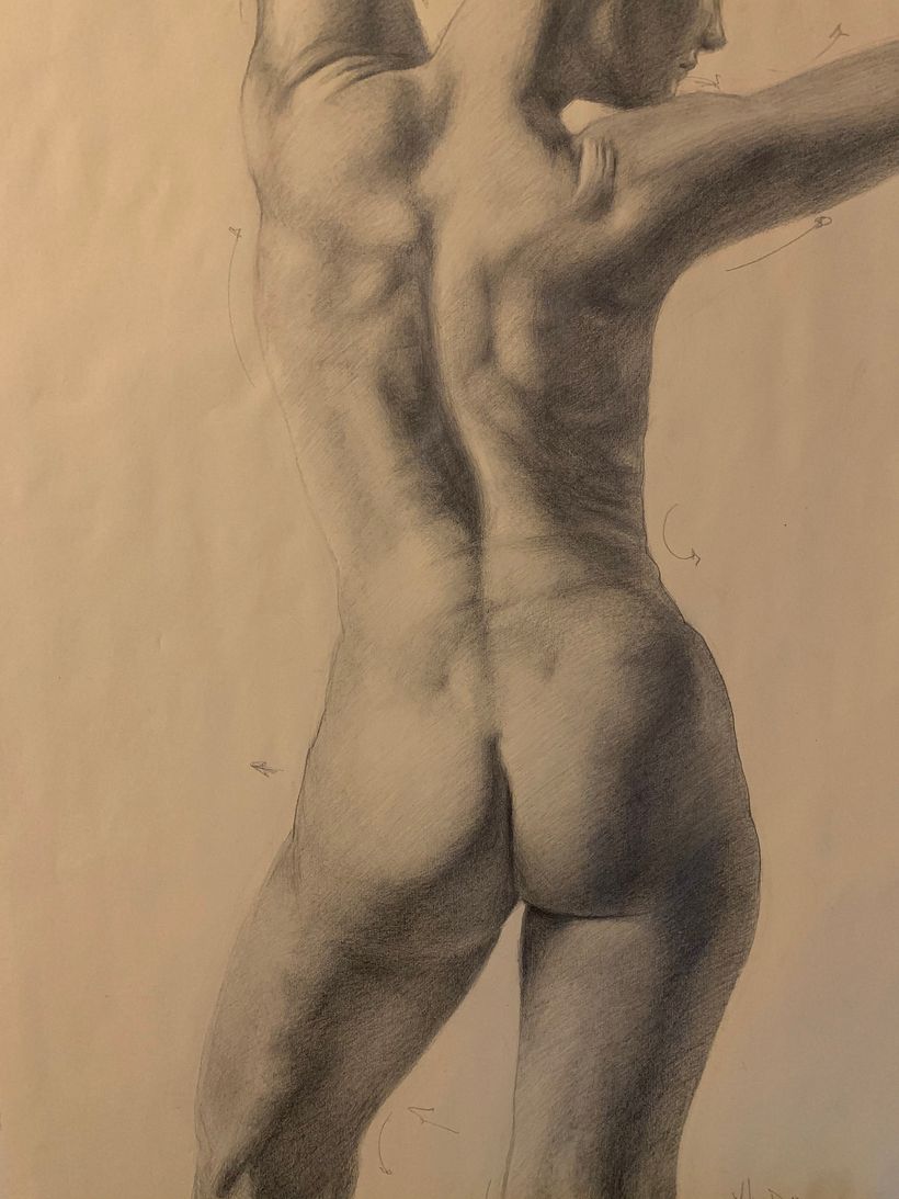 My project in Dynamic Figure Drawing course 3