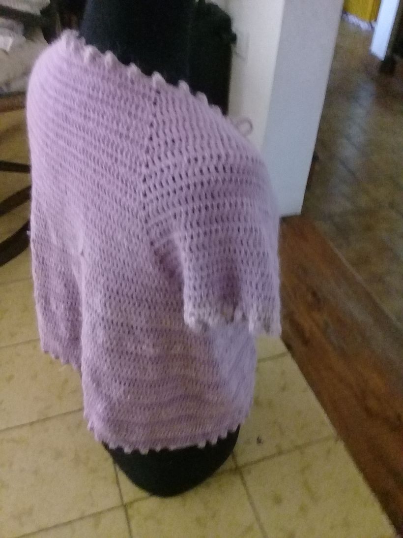 Mi Proyecto del curso:  Top-down: prendas a crochet de una sola pieza 1