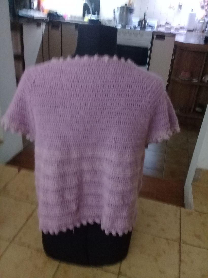 Mi Proyecto del curso:  Top-down: prendas a crochet de una sola pieza 2