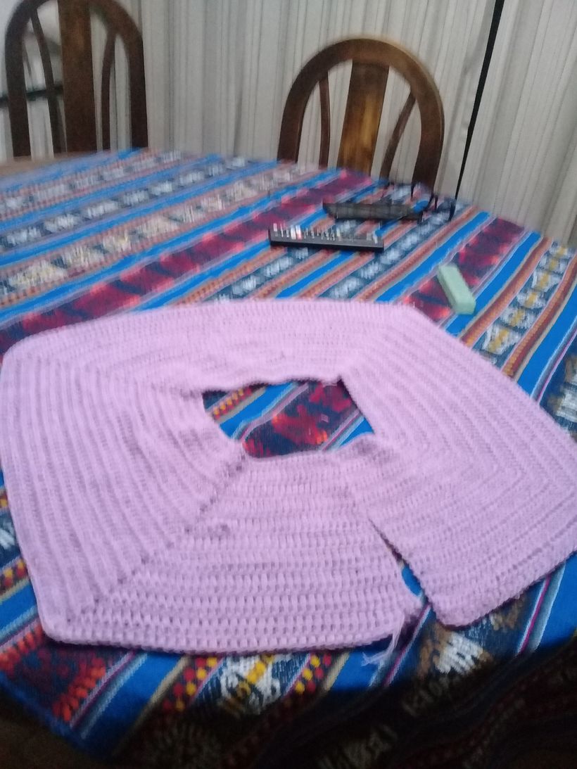 Mi Proyecto del curso:  Top-down: prendas a crochet de una sola pieza 5