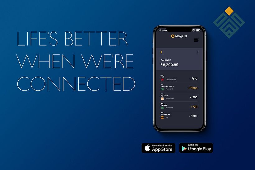 Bank app web campaign