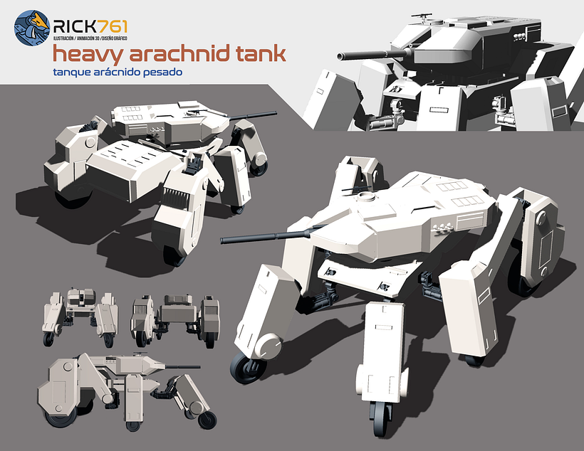 My project in Introduction to Hard Surface Modeling course 4