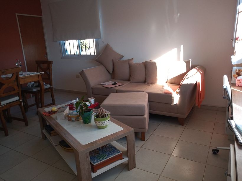 Este es el living que quiero redecorar 