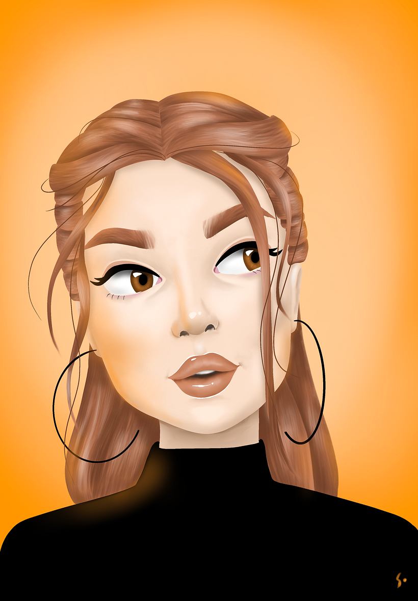 My project in Female Character Portraits in Procreate course 3