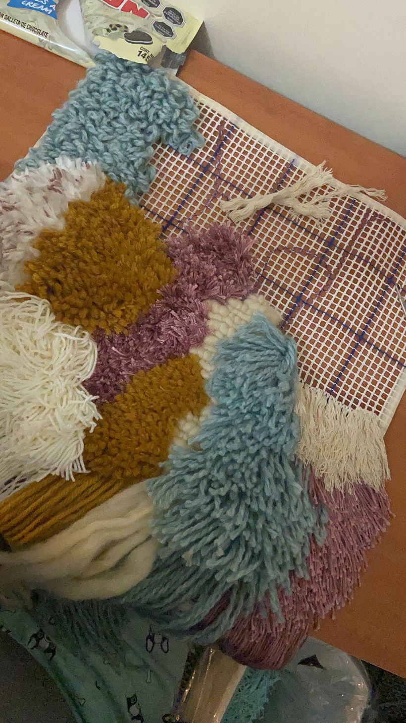 Mi Proyecto del curso: Introducción al latch hooking y locker hooking 3