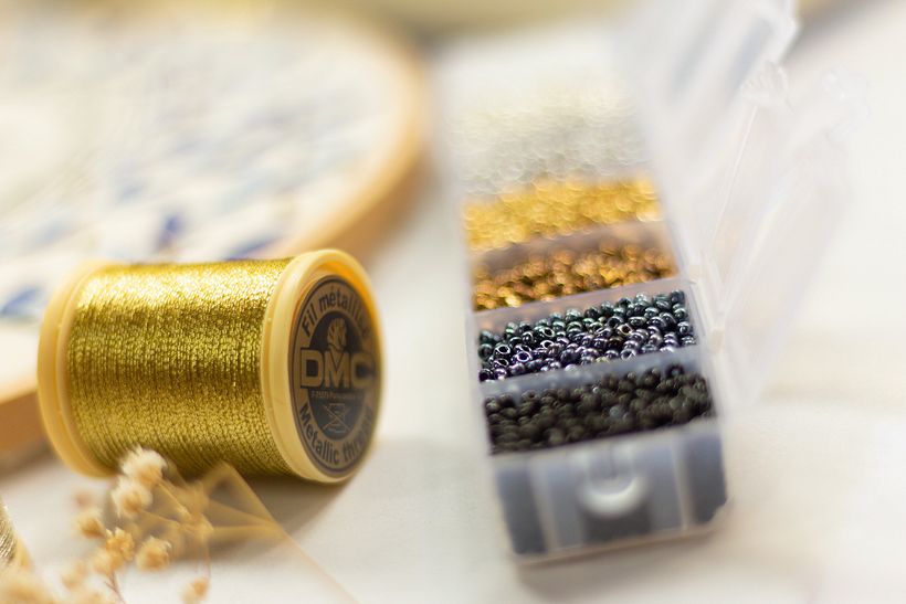 Meu projeto final do curso Estampagem e bordado de retratos realistas com Yamila Yjilioff 7