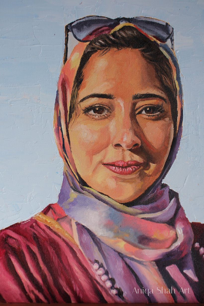 My project in  Realistic Oil Portraiture: Conveying Detail and Expression course 1