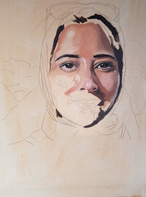 My project in  Realistic Oil Portraiture: Conveying Detail and Expression course 3