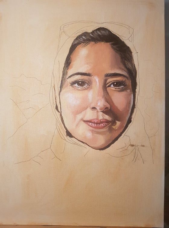 My project in  Realistic Oil Portraiture: Conveying Detail and Expression course 4