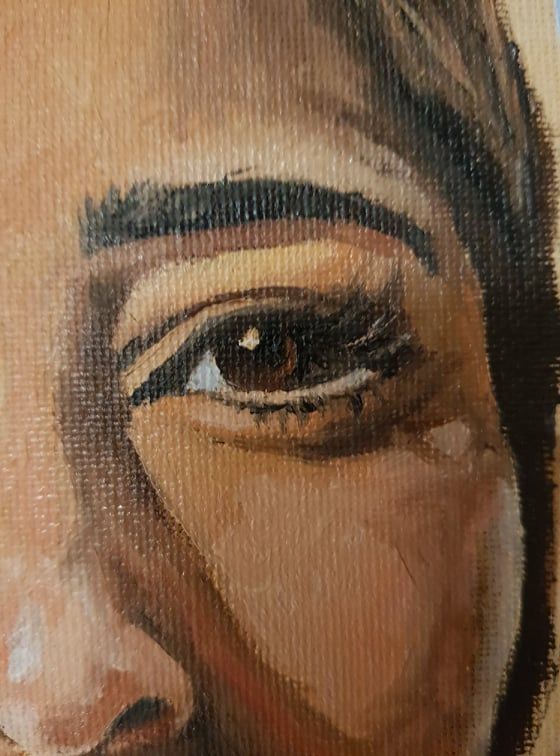 My project in  Realistic Oil Portraiture: Conveying Detail and Expression course 5
