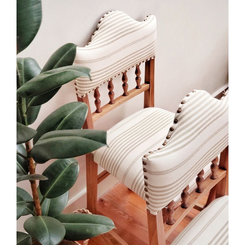 Sillas estilo español transformadas 1