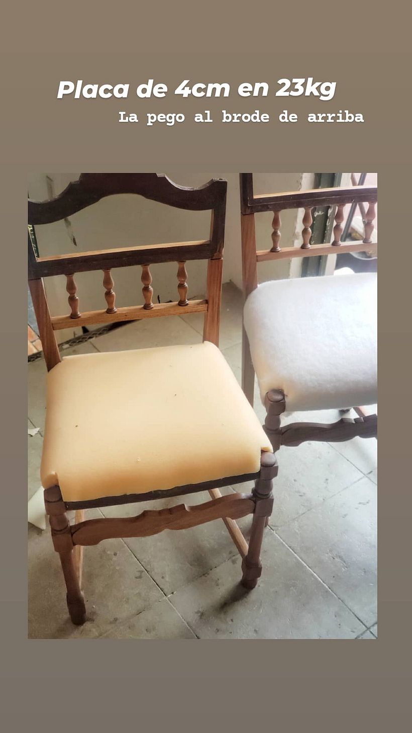 Sillas estilo español transformadas 6