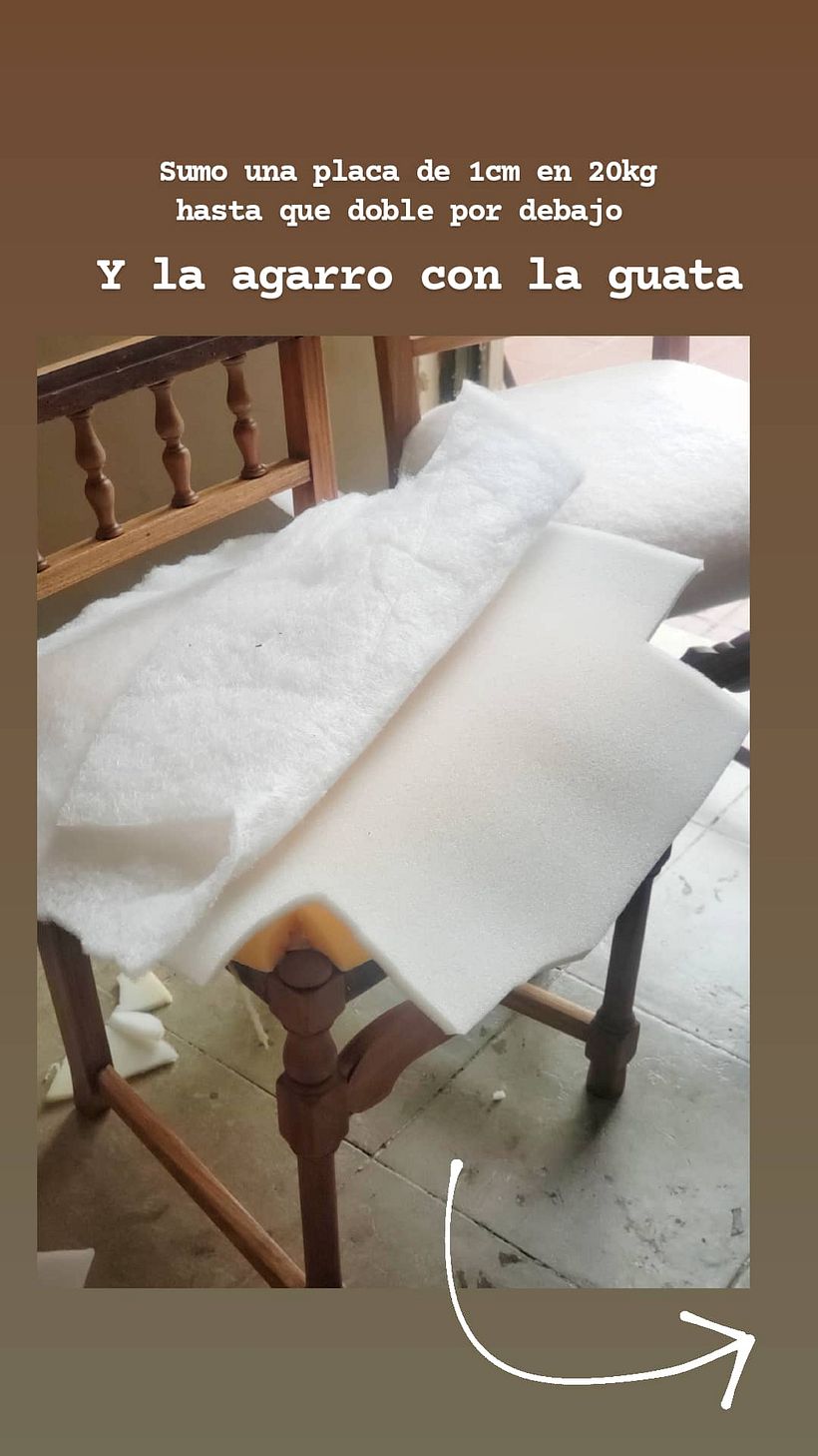 Sillas estilo español transformadas 7