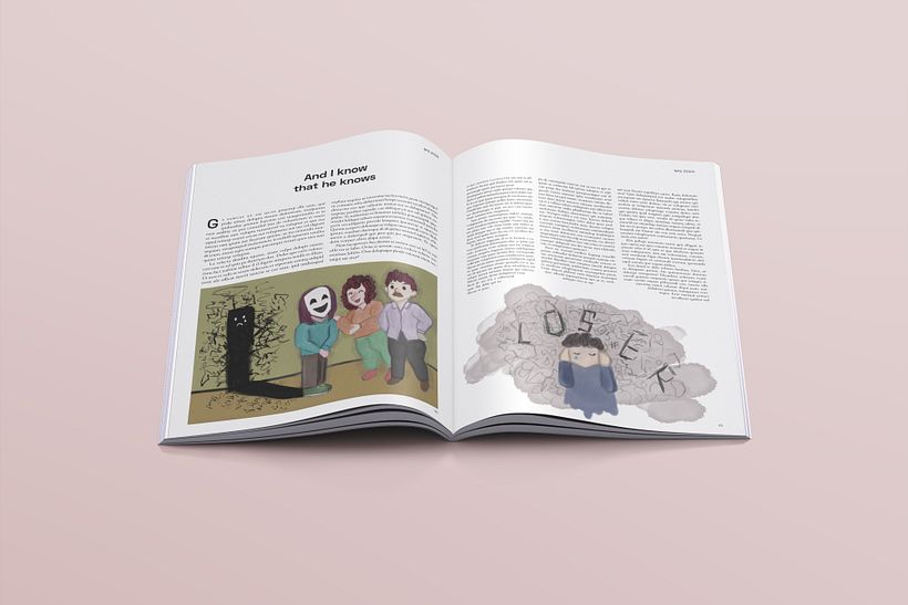 My project in Editorial Illustration for Magazines course 2