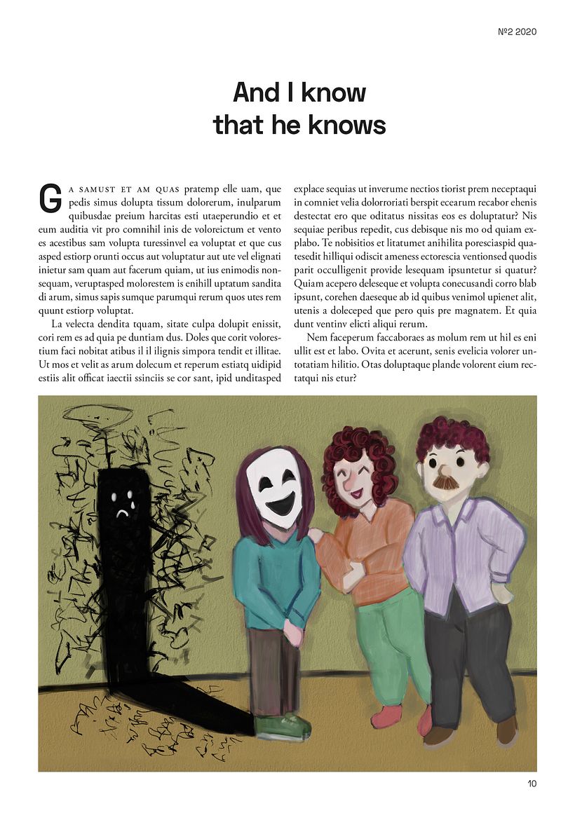 My project in Editorial Illustration for Magazines course 5