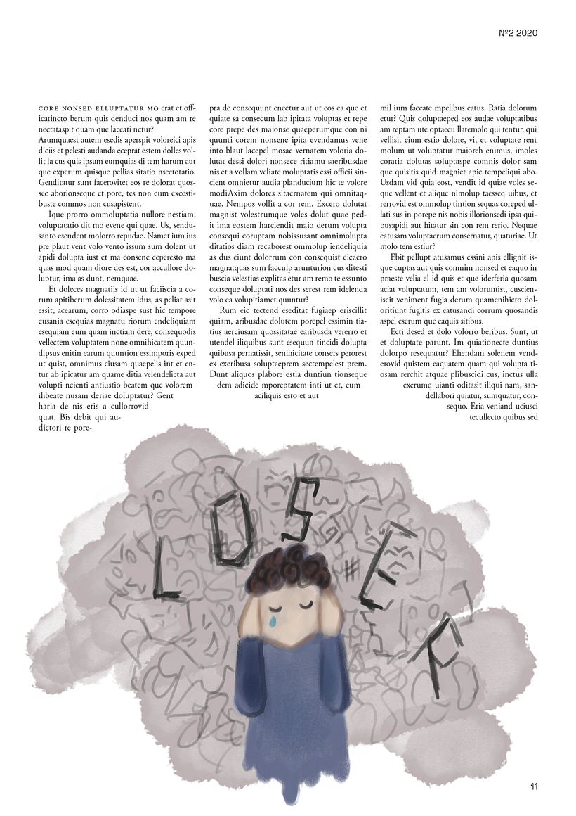 My project in Editorial Illustration for Magazines course 5