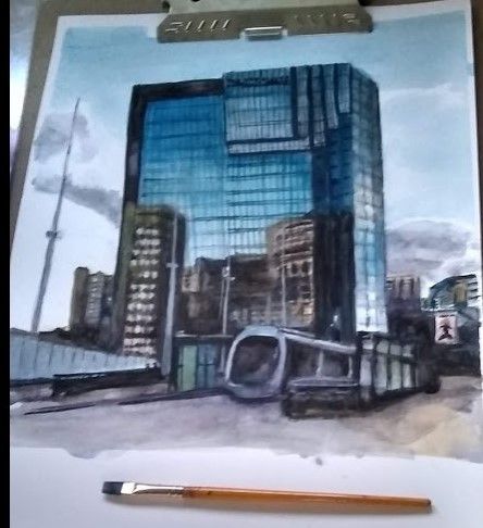 Hyatt Regency completed painting