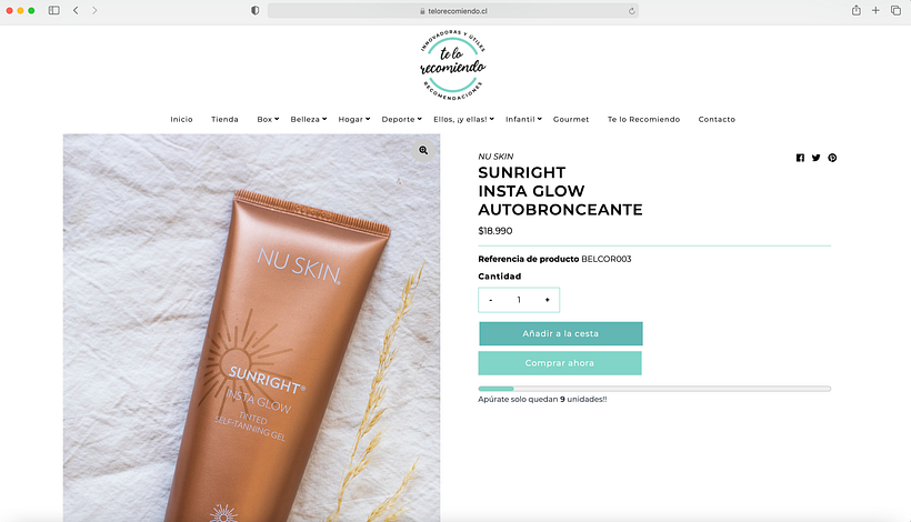 Tienda Online TeloRecomiendo 3