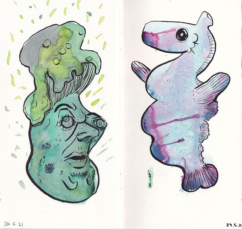 Did I mention I love watercolour blobs?