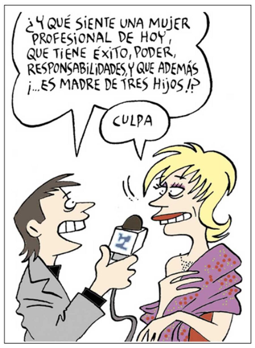 comic "Mujeres al borde de un ataque de nervios" de Maitena