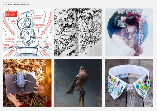 Projects published by the Domestika community.
