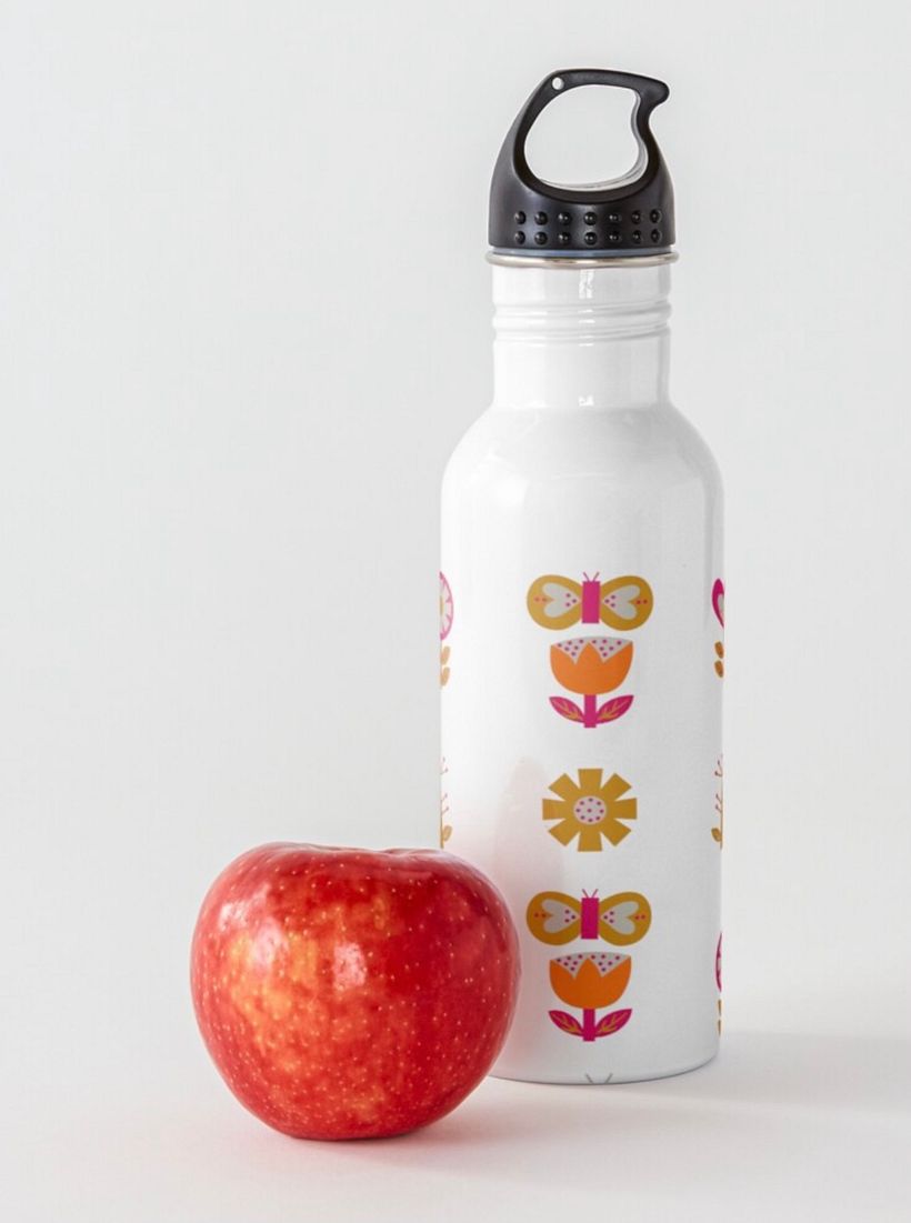 Water bottle mock-up