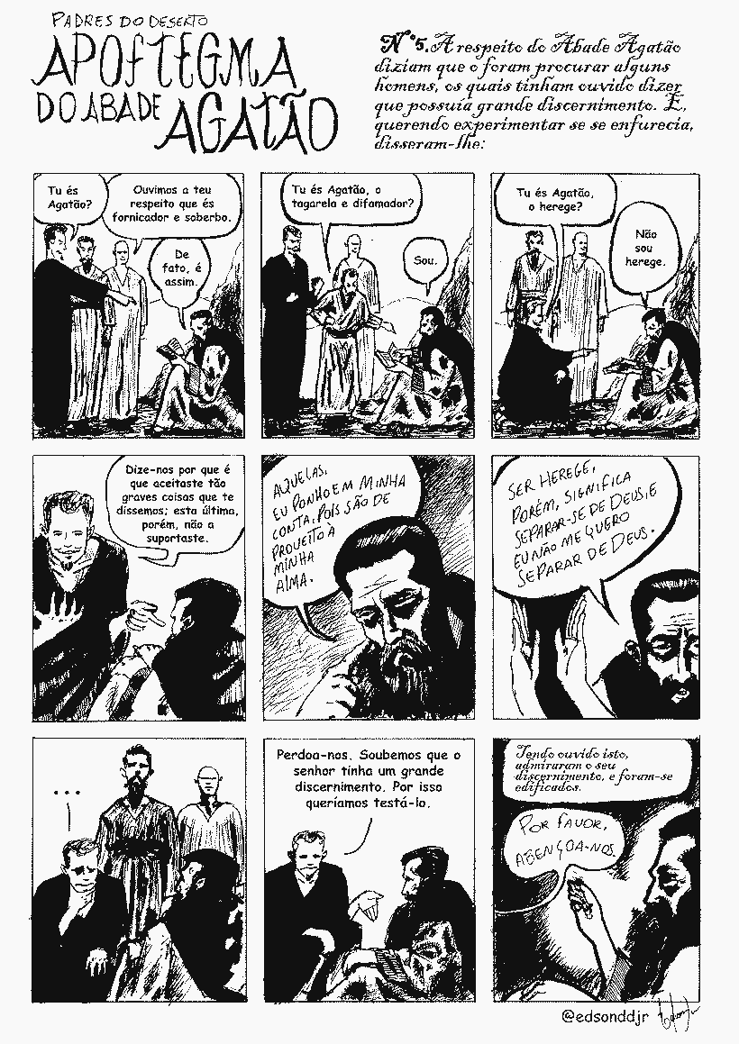 Apoftegma do Abade Agatão N. 5 1