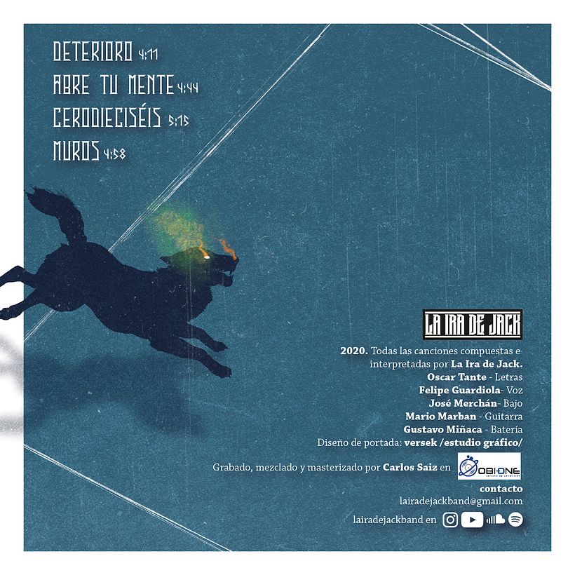 La Ira de Jack / Cerodieciséis/ Cover EP 2