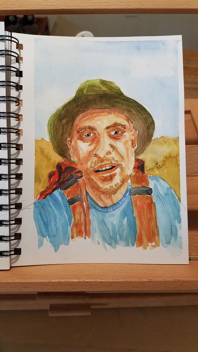Self Portrait from Course Notebook