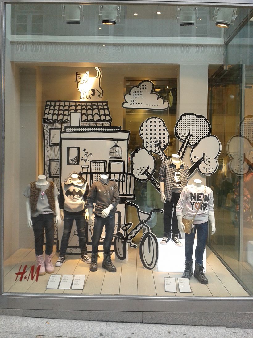 Window Autumn H&M kids