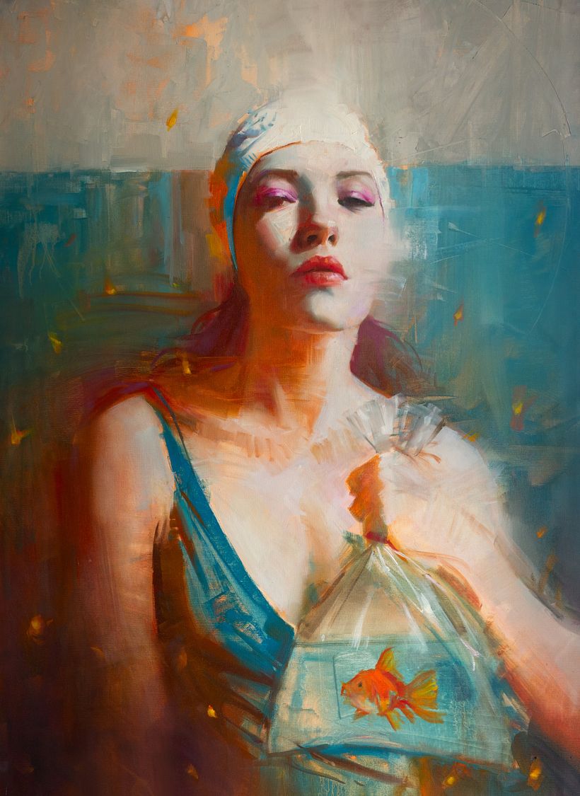 One of  a series of the three rhinemaidens