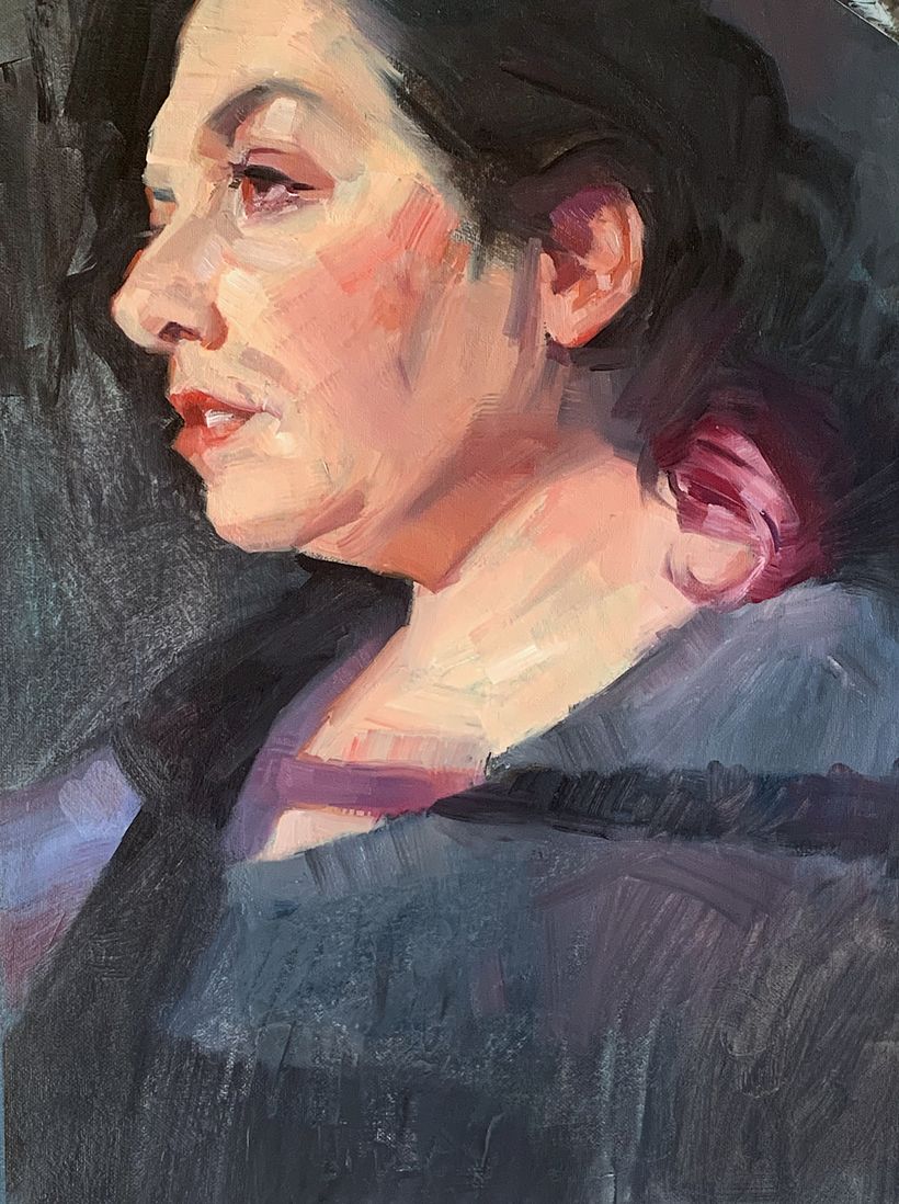 Adding more texture and brushwork