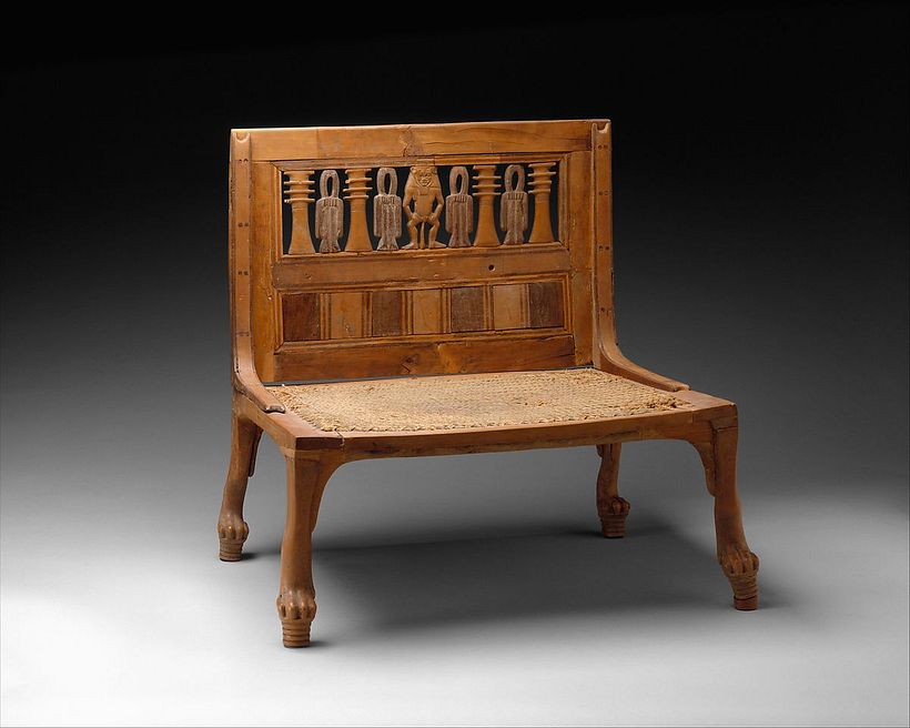 Hatnefer Chair (15th century B.C.). The Metropolitan Museum of Art, NYC