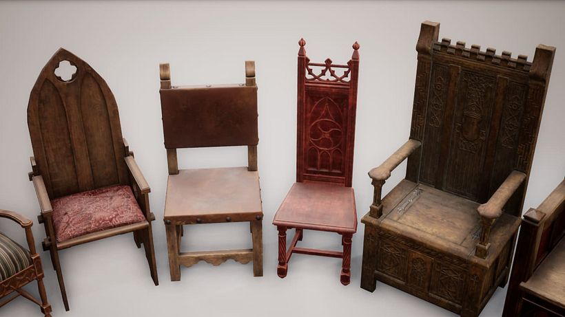 Medieval chairs