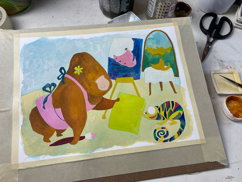 My project in Illustrated Animal Characters for Storybooks course 9