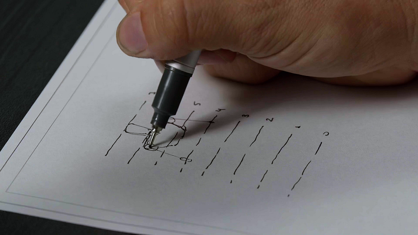 Copy each part of the body onto the scale.