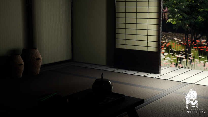 Mi Proyecto del curso: Infoarquitectura de interiores con Unreal Engine 4 (Casa Japonesa) 2