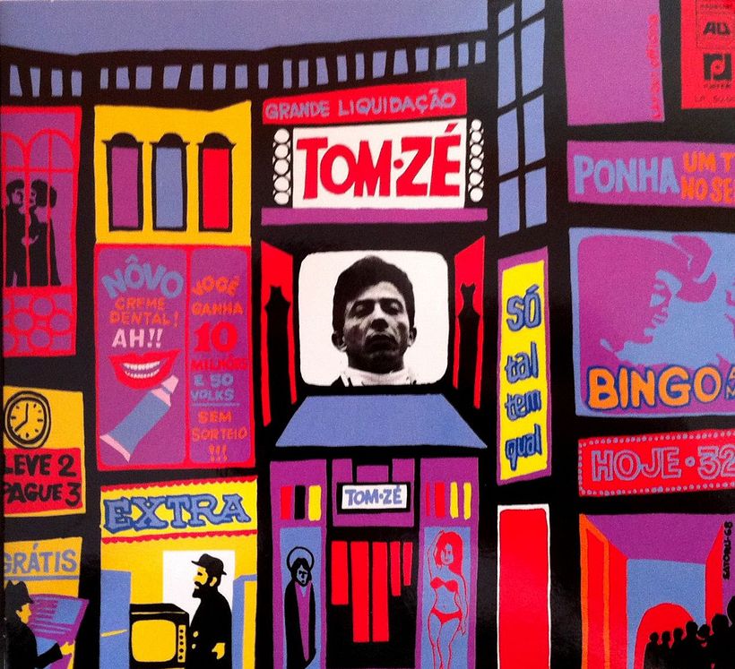 The album "Grande Liquidação," by Tom Zé, released in 1968.