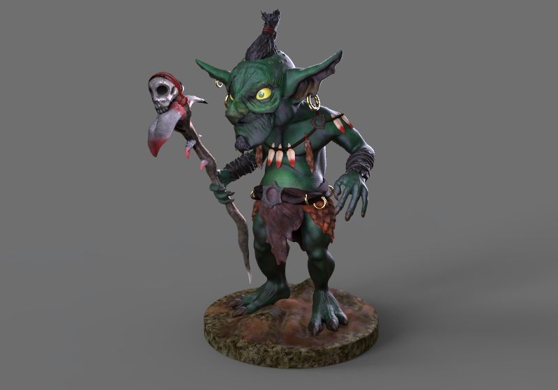 Práctica Goblin en ZBrush. Actualización con mejoras (2021) 2
