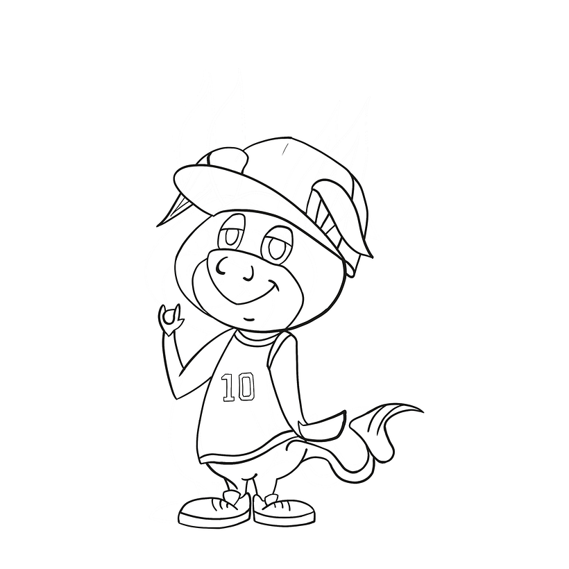 Rediseño directamente en lineas, tomando el original de "sketch".
