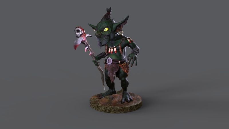 Práctica Goblin en ZBrush. Actualización con mejoras (2021) 8