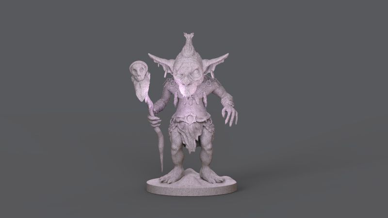 Práctica Goblin en ZBrush. Actualización con mejoras (2021) 11