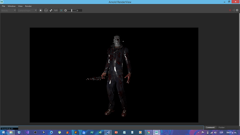 Mi Proyecto del curso: Rigging: articulación corporal de un personaje 3D  6