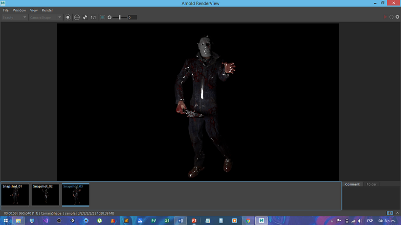 Mi Proyecto del curso: Rigging: articulación corporal de un personaje 3D  9