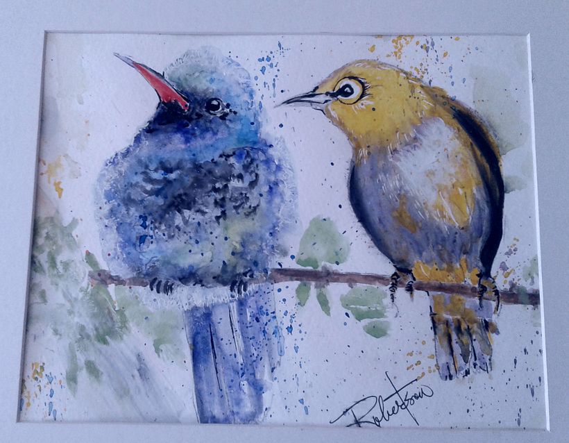 My project in Artistic Watercolor Techniques for Illustrating Birds course 2