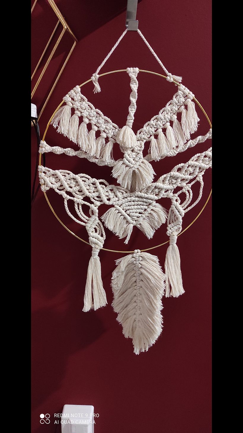 My project in Introduction to Macrame Tapestry course 3