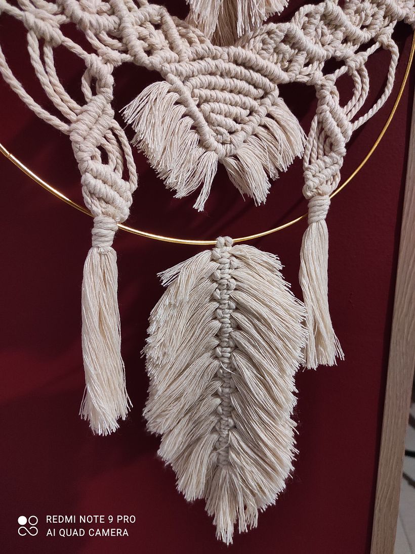 My project in Introduction to Macrame Tapestry course 4