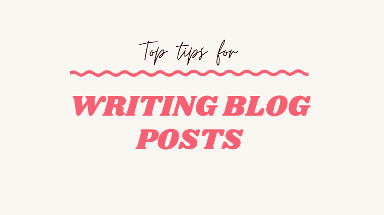 Preview of Emma's 14-page guide, 'Top Tips for Writing Blog Posts'